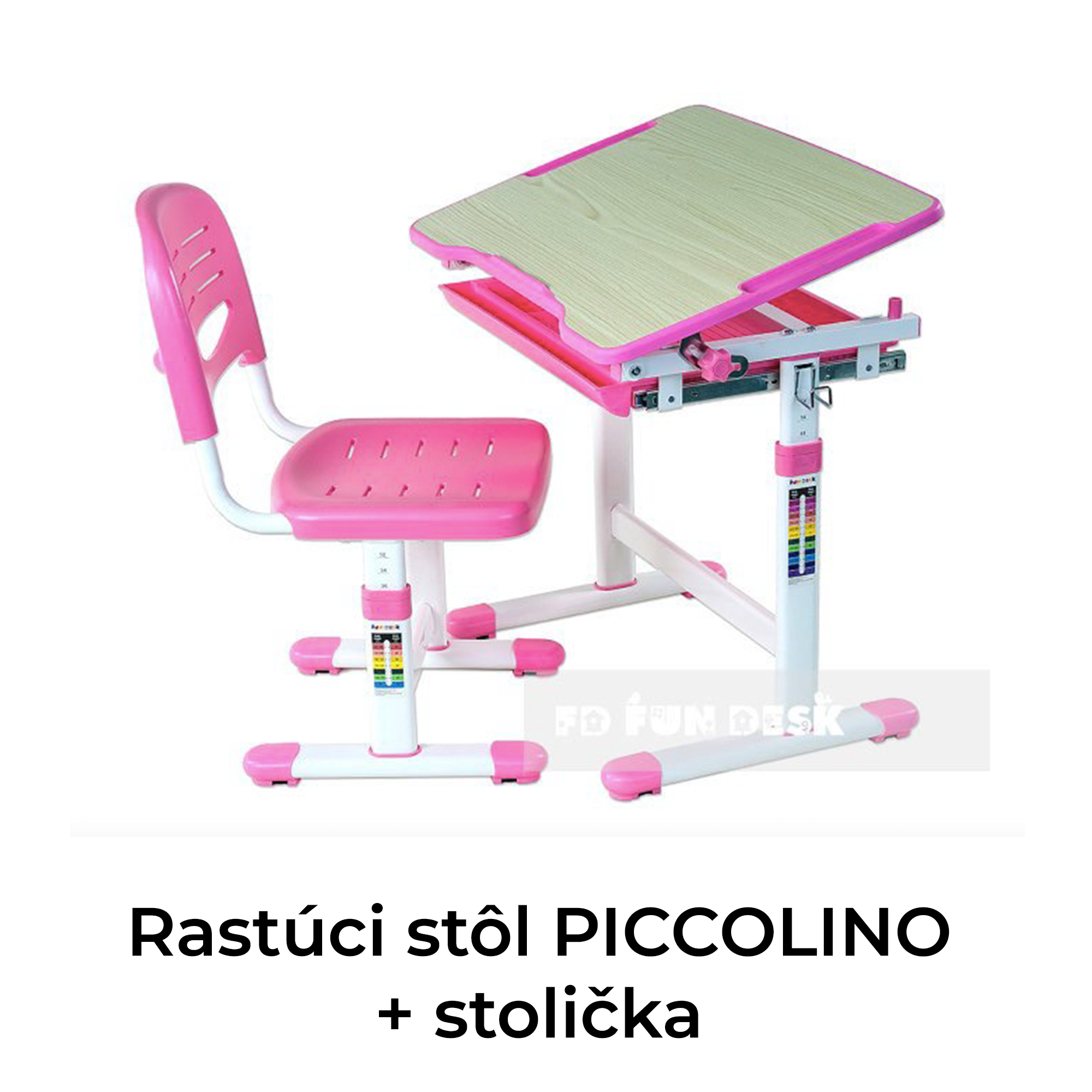 Rastúci stôl PICCOLINO + stolička